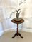Victorian Burr Walnut Circular Lamp Table, 1860s 2