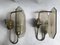 Art Deco Style Brass and Glass Wall Lights, 1960s, Set of 2 14