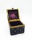 Bohemian Dark Purple Glass Box with Golden French Lily Decor 4