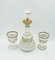 French Opaline Glass Dressing Table Set, 1800s, Set of 3, Image 5