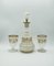 French Opaline Glass Dressing Table Set, 1800s, Set of 3, Image 1