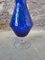 2-Tone Blue & Clear Glass Vase from Empoli, 1970s 8