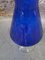 Vase Bicolore en Verre Bleu et Transparent de Empoli, 1970s 3