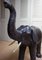 Escultura de elefante antigua grande de cuero, años 20, Imagen 14