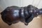 Large Antique Leather Elephant Sculpture, 1920s, Image 8