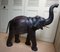 Large Antique Leather Elephant Sculpture, 1920s, Image 3