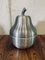 Mid-Century Italian Pear Ice Bucket in Aluminum 2