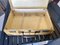 Art Deco Pergament Leder Koffer mit Nieten 18