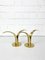 Mid-Century Scandinavian Brass Model Lily Candleholders by Ivar Ålenius Björk for Ystad-Metall, Set of 2 7