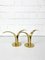 Mid-Century Scandinavian Brass Model Lily Candleholders by Ivar Ålenius Björk for Ystad-Metall, Set of 2, Image 7