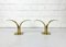 Mid-Century Scandinavian Brass Model Lily Candleholders by Ivar Ålenius Björk for Ystad-Metall, Set of 2, Image 1