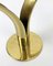 Mid-Century Scandinavian Brass Model Lily Candleholders by Ivar Ålenius Björk for Ystad-Metall, Set of 2, Image 9