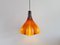 Large Flower-Shaped Glass Pendant Lamp from Peill & Putzler, Germany, 1960s-1970s 7