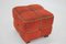 Art Deco Cube Stool, Czechoslovakia, 1940s 5