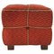 Art Deco Cube Stool, Czechoslovakia, 1940s, Image 1