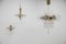 Chandelier, Pendant and Wall Lamp, 1980s, Set of 3 12