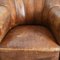 French Leather Club Chair, 1930s, Image 10
