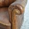 French Leather Club Chair, 1930s, Image 4