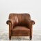 French Leather Club Chair, 1930s 1