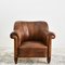 French Leather Club Chair, 1930s, Image 1
