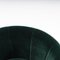 Dark Green Velvet Lisa Chairs attributed to Laudani & Romanelli for Driade, 2018, Set of 2 5