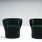 Dark Green Velvet Lisa Chairs attributed to Laudani & Romanelli for Driade, 2018, Set of 2 4