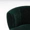 Dark Green Velvet Lisa Chairs attributed to Laudani & Romanelli for Driade, 2018, Set of 2, Image 8