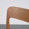 Dining / Side Chair by Neils Moller for J.L. Møllers, Denmark, 1950s 7