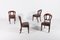 English Regency Mahogany Dining Chairs, Set of 4 2