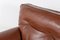Brown Leather Club Armchairs, Italy, 1970s, Set of 2 11
