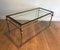 Brass and Glass Coffee Table from Maison Jansen, 1940s 1