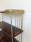 Mahogany and Brass Shelf attributed to the Maison Jansen, 1940s, Image 8