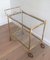 Neoclassical Brass Trolley from Maison Jansen, 1940s 1