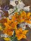 Maya Kopitzeva, Bouquet of Orange Flowers, 1981, Oil Painting, Framed, Image 3