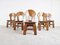 Vintage Brutalist Dining Chairs, 1960s, Set of 6 4