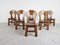 Vintage Brutalist Dining Chairs, 1960s, Set of 6 3
