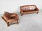 Vintage Brutalist Sofa and Armchair, 1960s, Set of 2 5