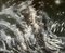 Christine Keruth, The Sublime, Stormy Sea, 2022, Matita argentata su tela, Immagine 1