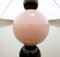 Italian Transparent Smoked Pink and Black Glass Table Lamps, 2000s, Set of 2 4