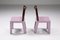 Postmodern Pink Dining Chairs for Leitner attributed to Ettore Sottsass, 1980s, Set of 4, Image 14