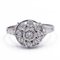 18k White Gold Ring with Diamonds 1