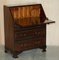 Antique Chippendale Mahogany Drop Front Bureau from Arnold Bros, 1900s, Image 16