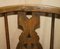 Antique Victorian Windsor Elm Wheel Hoop Back Armchair, 19th Century 6