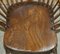 Antique Victorian Windsor Elm Wheel Hoop Back Armchair, 19th Century 11