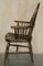 Antique Victorian Windsor Elm Wheel Hoop Back Armchair, 19th Century, Image 17