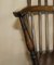 Antique Victorian Windsor Elm Wheel Hoop Back Armchair, 19th Century 12