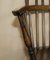 Antique Victorian Windsor Elm Wheel Hoop Back Armchair, 19th Century, Image 12