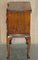 Vintage Burr Walnut Serpentine Fronted Bedside Table with Drawers, 1940s 10