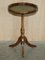 Table d'Appoint Tripode Vintage en Cuir Vert de Bevan Funnell, Angleterre, Set de 2 4