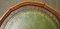Mesa auxiliar trípode vintage de cuero verde de Bevan Funnell, England. Juego de 2, Imagen 13